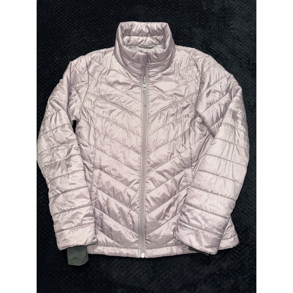 Columbia Women's Morning Light II Omni Heat Jacket in Dusty Rose Size Medium
